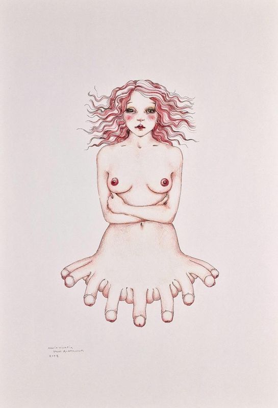 Dressed up 2003 Original Tegning