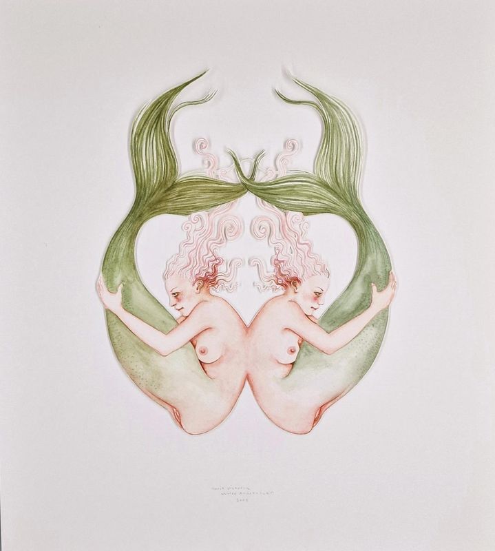 Swirl 2005 Cut Out/Original Tegning