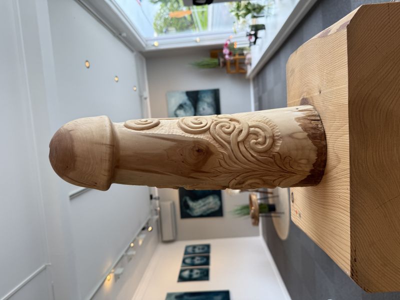 Staskuk, treskulptur