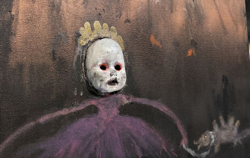 Father and son - Originalt maleri