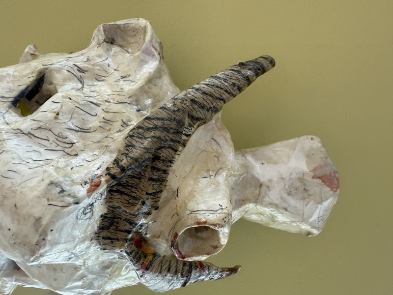 Maske 1 - pappmasjé