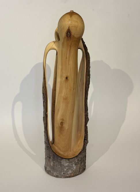 Hovedbilde Kyss, treskulptur